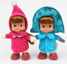 New Arrival Stuffed Animals & Plush Toys Masha And Bear doll Russian Movie Masha plush Toy Dolls For Gifts No Music L434