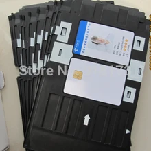 1151 шт./лот струйный пустой для печати ПВХ карты для Epson принтера, Canon принтер+ 1 шт лоток для карт