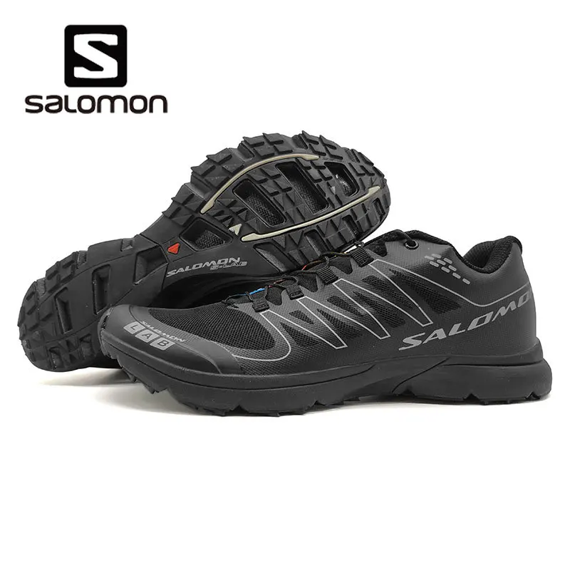 2019 черный Salomon S-LAB SENSE Мужская обувь уличные беговые кроссовки на шнуровке спортивная обувь для бега Мужская обувь Размер 40-46