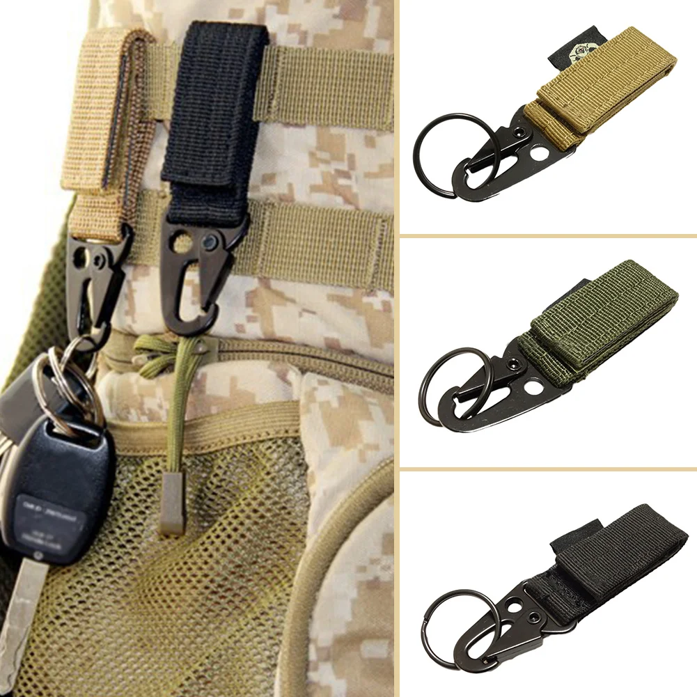 

5pcs/lot Outdoor Camping Tactical Carabiner Backpack Hooks Olecranon Molle Hook Survival Gear EDC Military Nylon Keychain Clasp