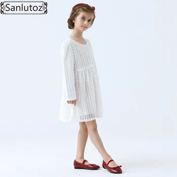 

Girls Dress Children Girls Clothing Brand Kids Clothes Spring Lace Dress for Princess Holiday Party Wedding Baby Toddler