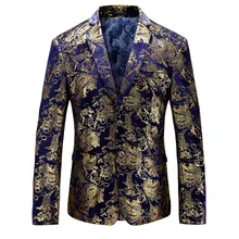 PAULKONTE Горячая Британский ветер тонкий костюм куртка осень весна тиснение моды личности сцена Свадебная вечеринка Классический мужской пиджак