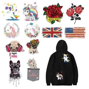 

COSIBILL 4 Pieces/lot Small Patch For Clothes Iron On Transfer For Clothing DIY Badges Sticker For T-shirt Applique Patches Z-11