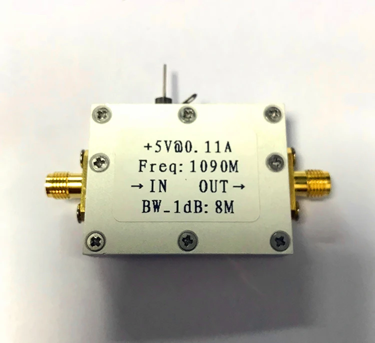 

1090M ADS-B Software Radio Ultra Low Noise RF Preamplifier LNA 8M Band