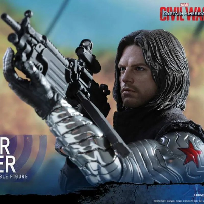 

HT Hot Toys MMS351 /6 Captain America 3 Civil War The Winter Soldier Bucky Collection Action Figure for Fans Hobby and Gift