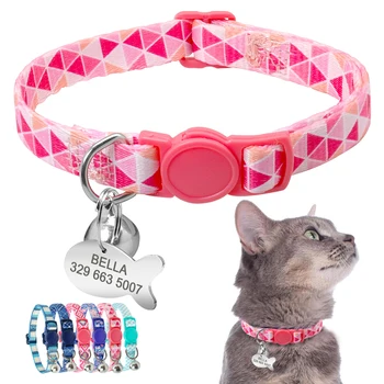 Cat Personalized Quick Release Safety Collar