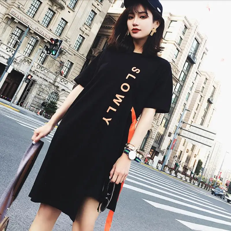 Платье для девочек; цвет белый, черный; коллекция года; летняя хлопковая модная одежда для подростков 16 лет; Детские платья