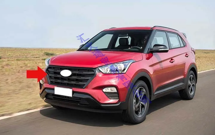 Для hyundai Creta IX25 автомобильный Стайлинг ABS Хромированная передняя Центральная сетка решетка крышка радиатор полоса отделка украшение автомобиля