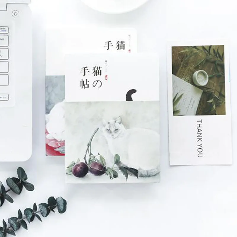 

Cute Cat Sketchbook Notebook School Paper 80 Sheets Sketch Note Book Diary Drawing Graffiti Stationary Products Gift