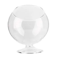 Прозрачная Круглая бутылка из боросиликатного стекла, гидропонная ваза для растений, Мини Пейзаж, цветок, кашпо для суккулентов