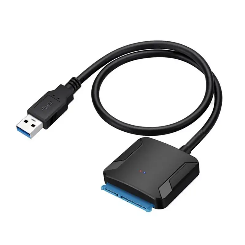 Заводская цена, USB 3,0 для SATA 7+ 15 Pin SATAIII 3,0 Кабель-адаптер для 2,5 дюймовый HDD SSD жесткий диск для ноутбука SSD