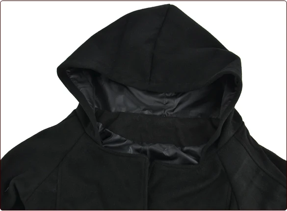 Winter Coat Women Wool Blend Luxury Double Breasted Bat Cape Poncho Women Coat Jacket Faux Fur Collar Hooded Black Plus Size Winter Coat Women Wool Blend Luxury Double Breasted Bat Cape Poncho Women Coat Jacket Faux Fur Collar Hooded Black Plus Size
