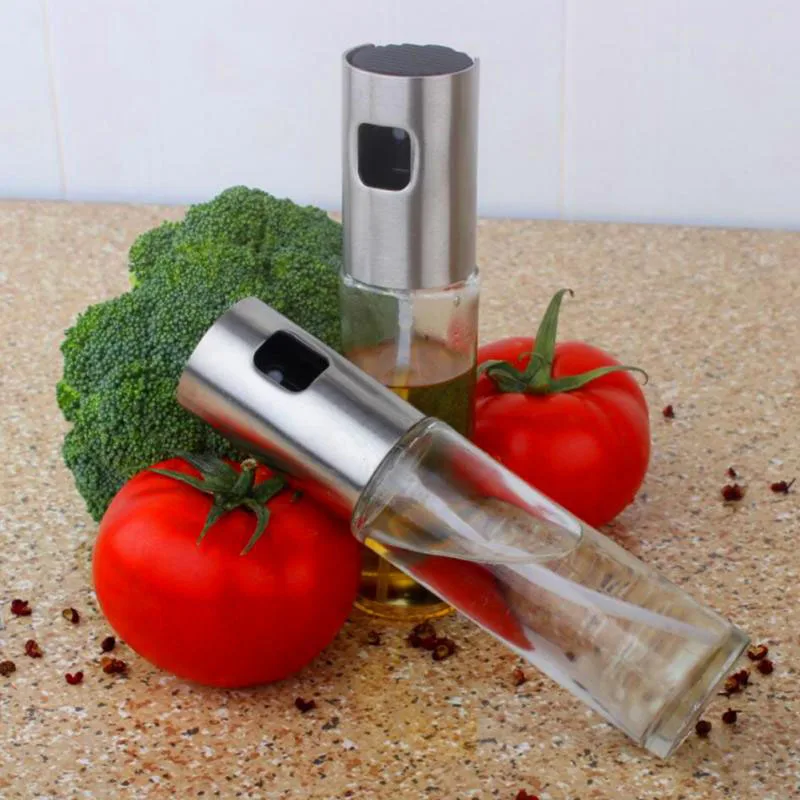 Glass Olive Oil Sprayer Bottle Vinegar Dispenser Bottle for Cooking