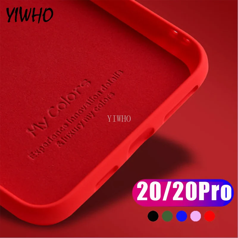 

Liquid Original on The for Huawei View 20 Silicone Case Honor 20 Pro TPU Hawei Honor20 Honer 20Pro V20 Honor20 Soft Phone Cover