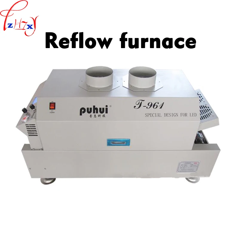 Six temperature channel reflow welder T961 infrared enhanced heat air