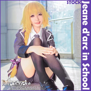 

[STOCK]Anime Fate Grand Order figure Jeane d'arc Daily School Uniform S-XL Halloween Cosplay costume NEW 2018 free shipping