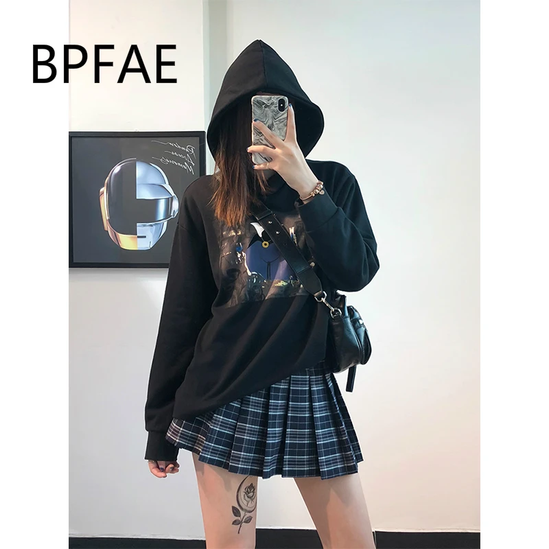 Женская винтажная Толстовка BPFAE с длинным рукавом и принтом Белоснежки принцессы