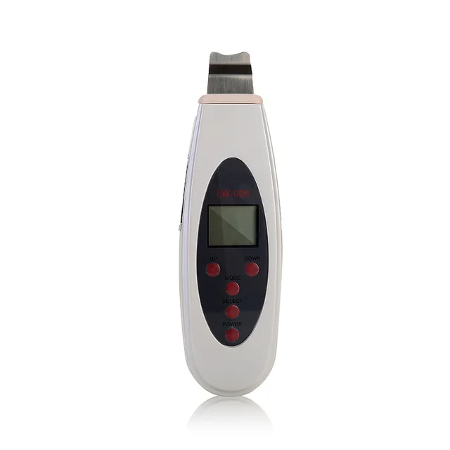 Portable Ultrasonic Skin Scrubber Facial Cleaner LCD Digital Acne Removal Skin Cleaning Ultrasound pore Peeling Face Care Tool