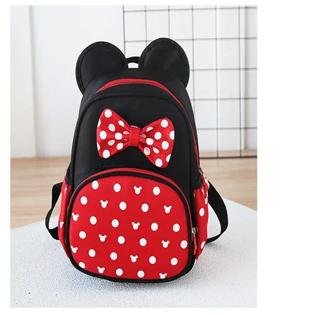 Disney рюкзак Микки Маус Дети Девочки Мальчик школьная сумка милые детские рюкзаки полиэстер детский сад мультфильм сумки - Цвет: Style 1