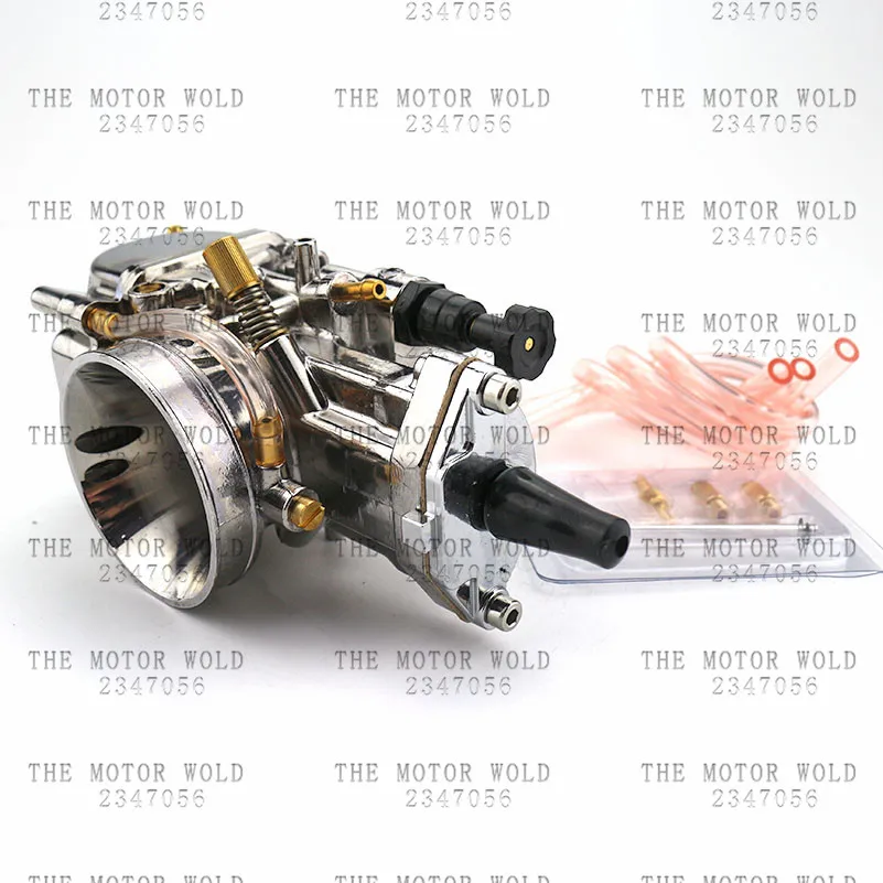Серебряный 34 мм PWK Карбюратор Carb с силовой струей гоночных мотороллеры изменить части
