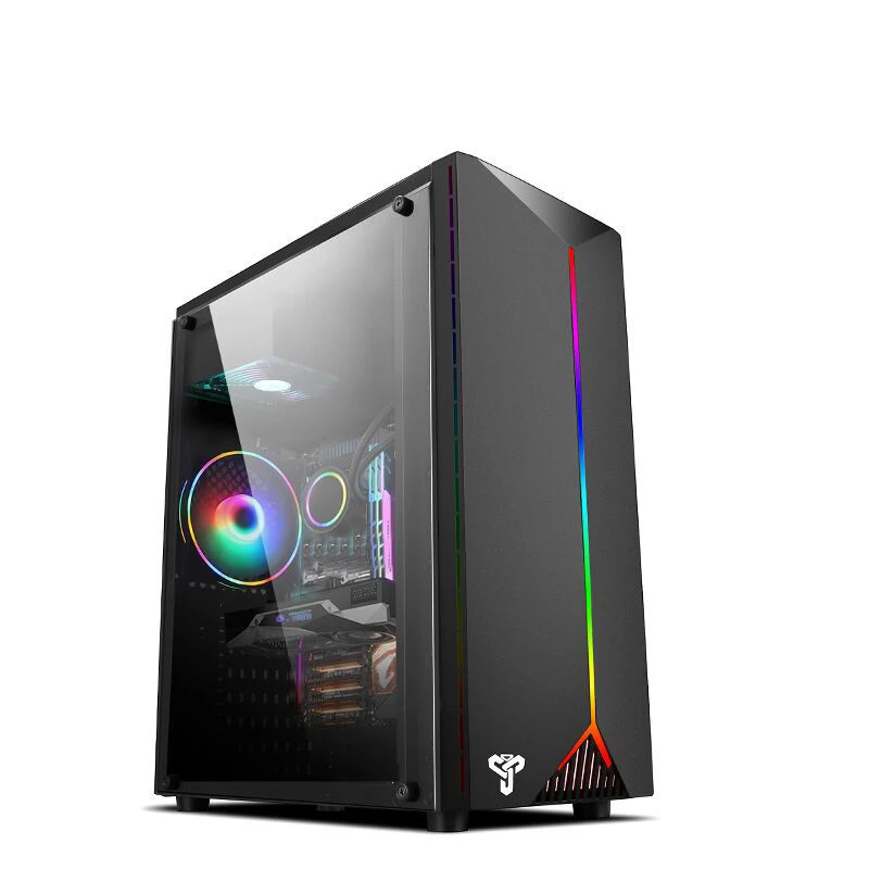 Voorbijgaand Zwerver Diploma 32*18*41cm computer case ATX Full side Acrylic Transparent RGB Air Cool  Water Cooling USB3.0 PC Case Desktop Mainframe Chassis|Computer Cases &  Towers| - AliExpress