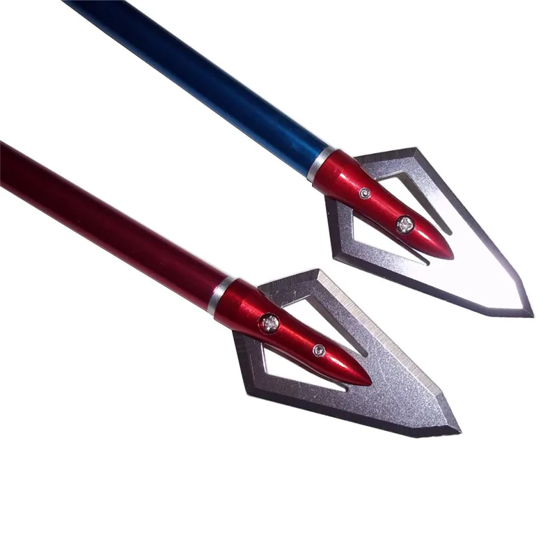 6Pcs 110 Grain Arrowheads Point Tips with Arrow Box Bow 2 Blades Steel Arrow Head Screw Broadhead Outdoor Shooting Accessories 6Pcs 110 Grain Arrowheads Point Tips with Arrow Box Bow 2 Blades Steel Arrow Head Screw Broadhead Outdoor Shooting Accessories