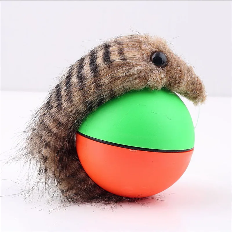 1 шт. Pet Rolling Ball смешная живая Собака Кошка Животное ласка прыгающая движущаяся роликовый моторный мяч игрушка для питомцев детский мяч