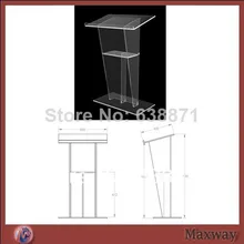 Фабрики акриловая церковная подиум; стеклянный Подиум дизайн; современный акриловый Лектер