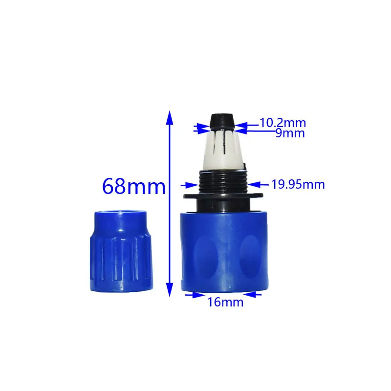 Irrigation Quick Connector 3/8" Hose Telescopic Joint Garden Water Hose 5/8" Connecteur Rapide 1PCS