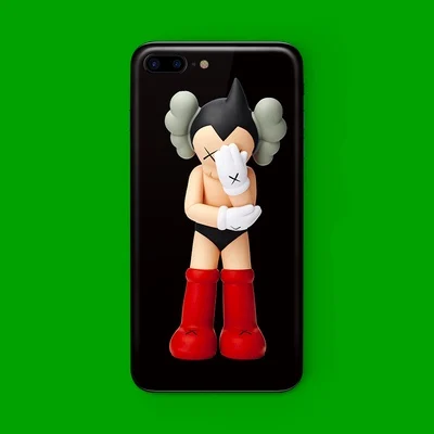 005 Наклейка на телефон для Apple 6/6S 7 8 Plus, наклейка на телефон для iPhone X XR Xs Max, защита задней крышки, пленка с бесплатной прозрачной крышкой - Цвет: 005