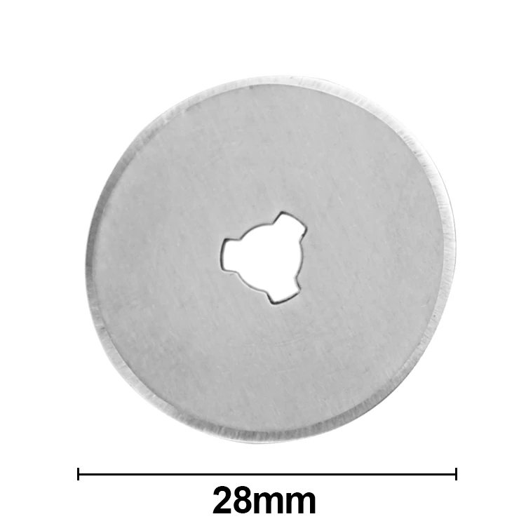 5 шт. 28 мм роторные лезвия резаки ткань бумага круговой резки Лоскутная Кожа ремесло роторные резак пополнения замена лезвия