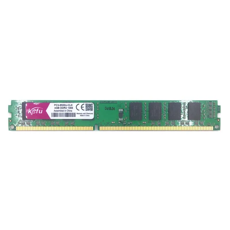 Оперативная память KEFU DDR3 2 ГБ 4 Гб 1066 МГц для настольного компьютера ПК ОЗУ Память