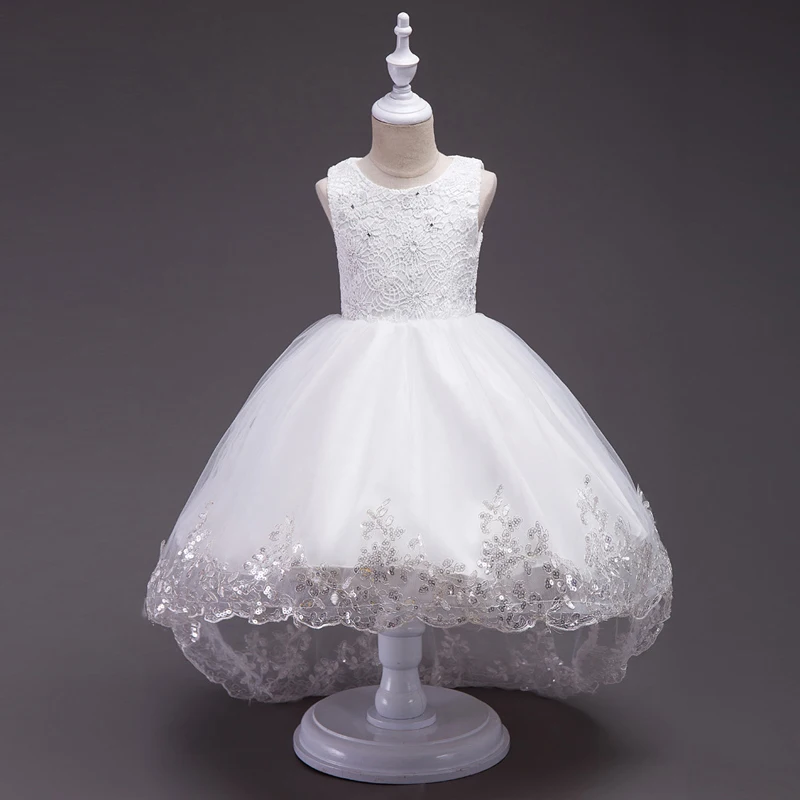 

Girls Princess Dress Rapunzel Christmas Carnival Costume Kids Wedding Party Dresses For Girls Clothing white Children sukienka