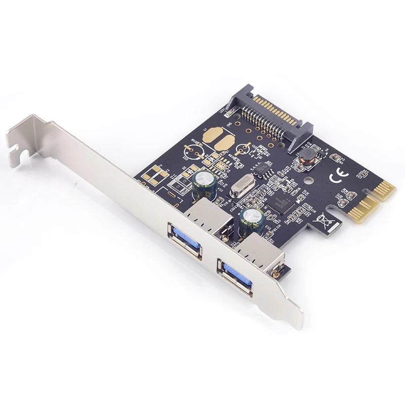 2x USB 3 0 PCI Express адаптер расширения карты питания SATA 15PIN Renesas (NEC) чип|usb 3.0 pci-express|pci-express