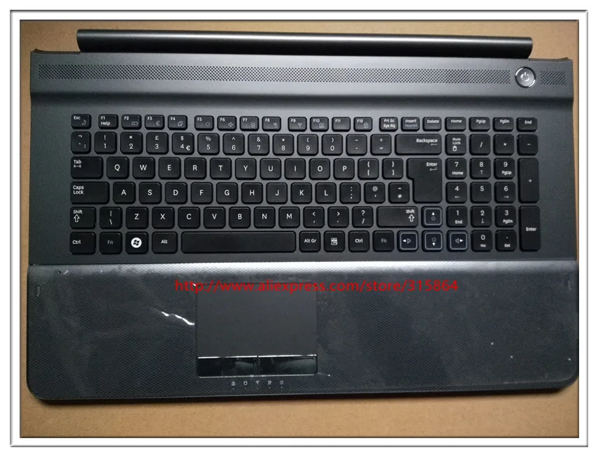 Новая английская клавиатура для ноутбука с сенсорной панелью samsung RC710 RC720 BA75-02838A big