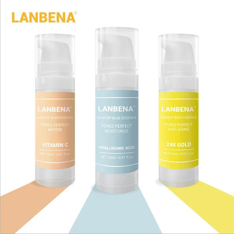 LANBENA основа для макияжа эссенция 24 к Золотая Гиалуроновая Кислота Витамин С