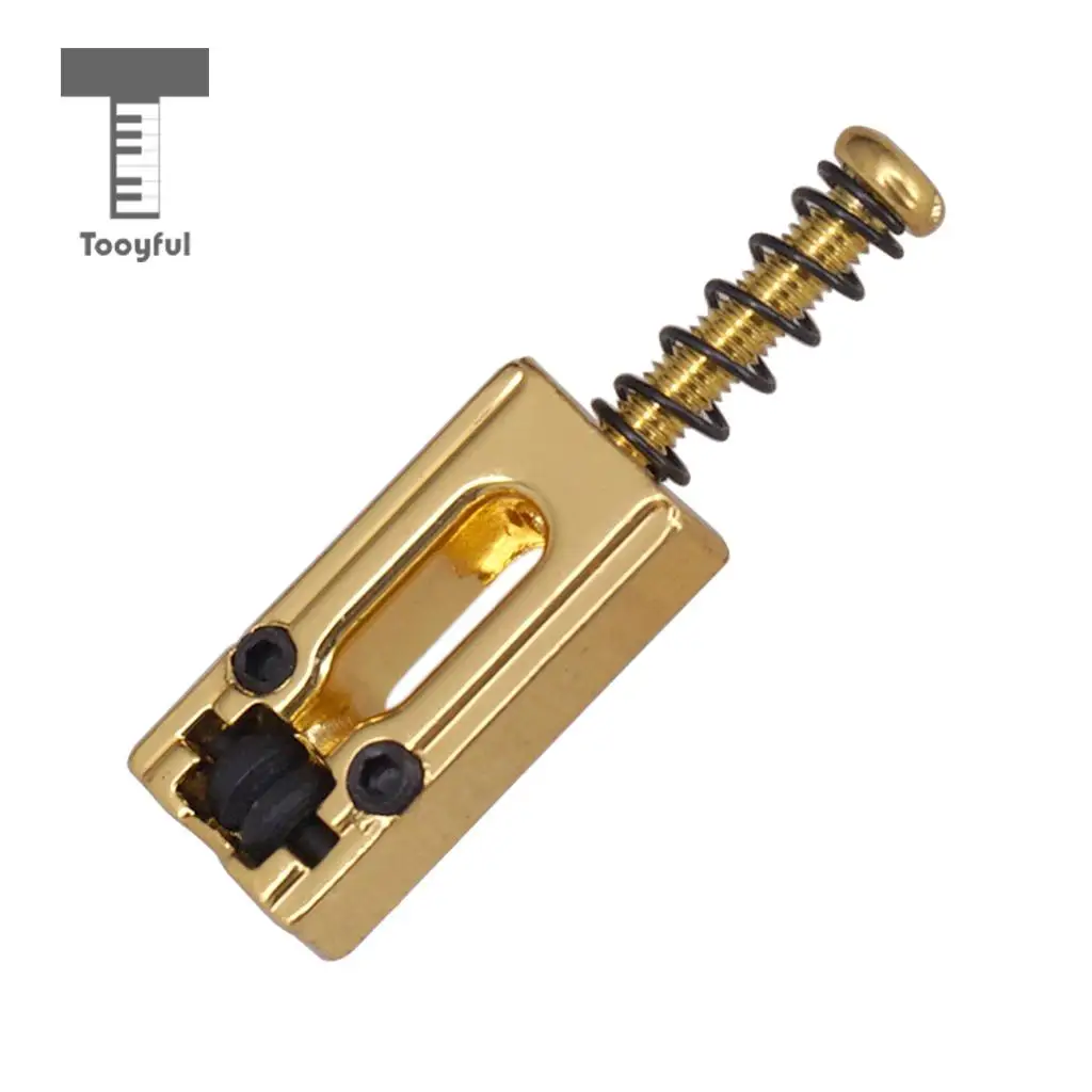 Tooyful 6Pcs Vintage Roller Saddle Guitar Bridge String Saddles for Electric Guitar Bridge Parts