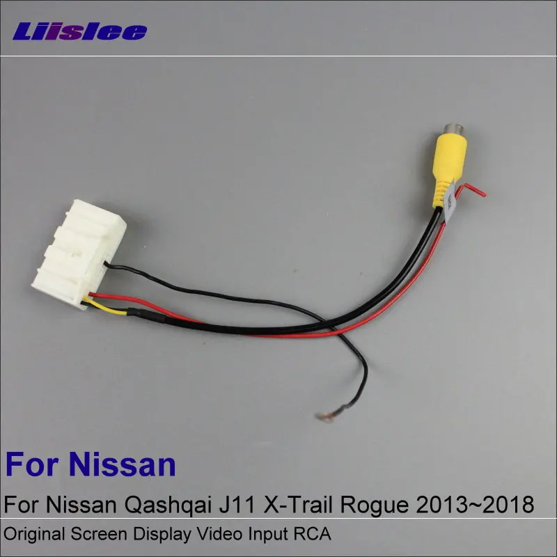 Liislee автомобильный адаптер для проводов кабеля Nissan Qashqai J11 X Trail Rogue 2013 ~ 2018 камера