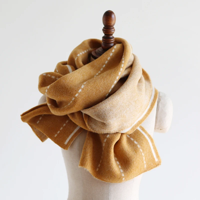 

Scarf Woman of high quality Wool Winter scarf Neck Thick Scarves Shawl Stole Wrap