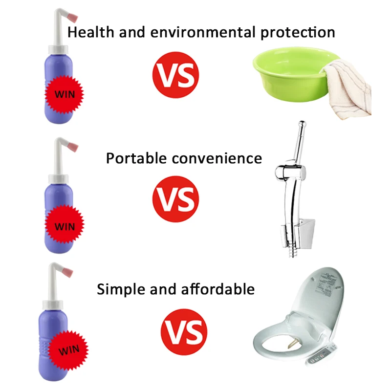 450 мл портативное средство для очистки биде беременных женщин вагинальный моющийся мужской анус чистый дети анальный путешествия ручной пустой биде