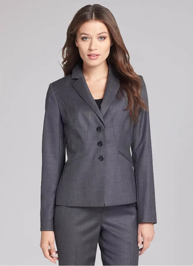 Женские деловые костюмы, официальные офисные костюмы, деловой костюм на заказ, темно-серая униформа, 2 предмета