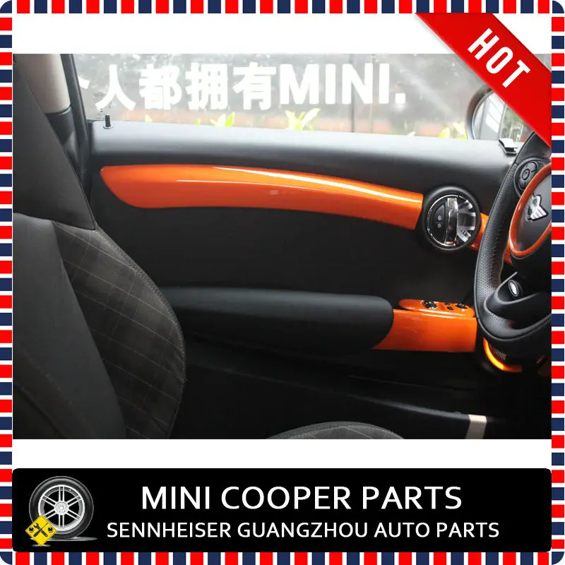 Последняя модель mini cooper стиль mini Ray оранжевый ABS Материал с защитой от ультрафиолетового излучения, двери комплект принадлежностей для mini cooper S F56(6 шт./компл