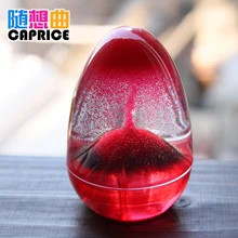 Вулкан Песочные часы масло капля масла утечки жидких украшений, Детские милые творческие подарочные аксессуары