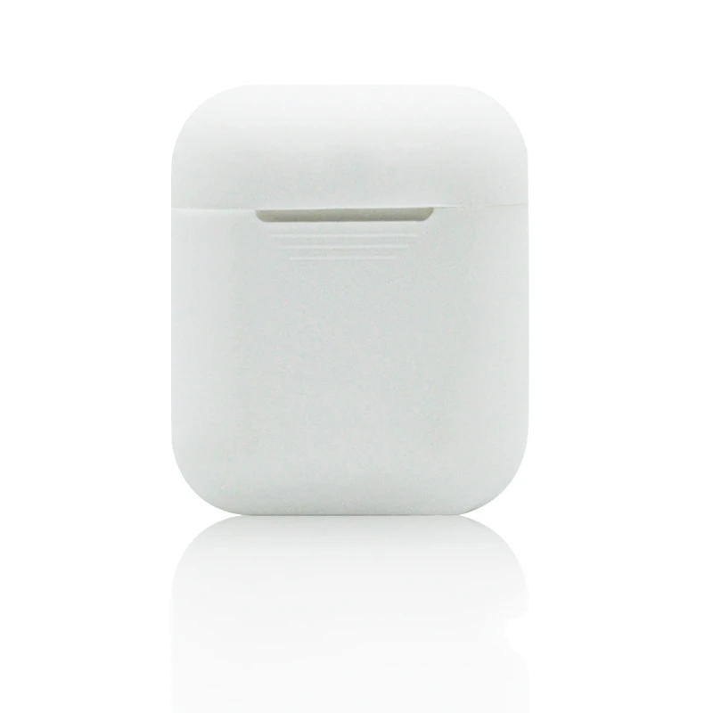 ТПУ Мягкий силиконовый чехол, аксессуары для airpods, защитный чехол, прозрачный Ультратонкий чехол, противоударный держатель для Apple Air Pods - Цвет: White