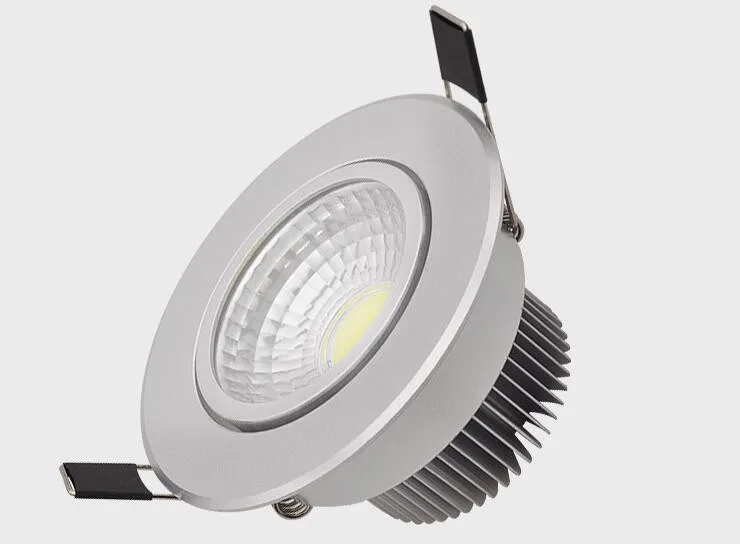 1X  Super Bright Dimmable  Led downlight light COB Ceiling Spot Light 3w 5w 7w 12w   ceiling recessed Lights Indoor Lighting