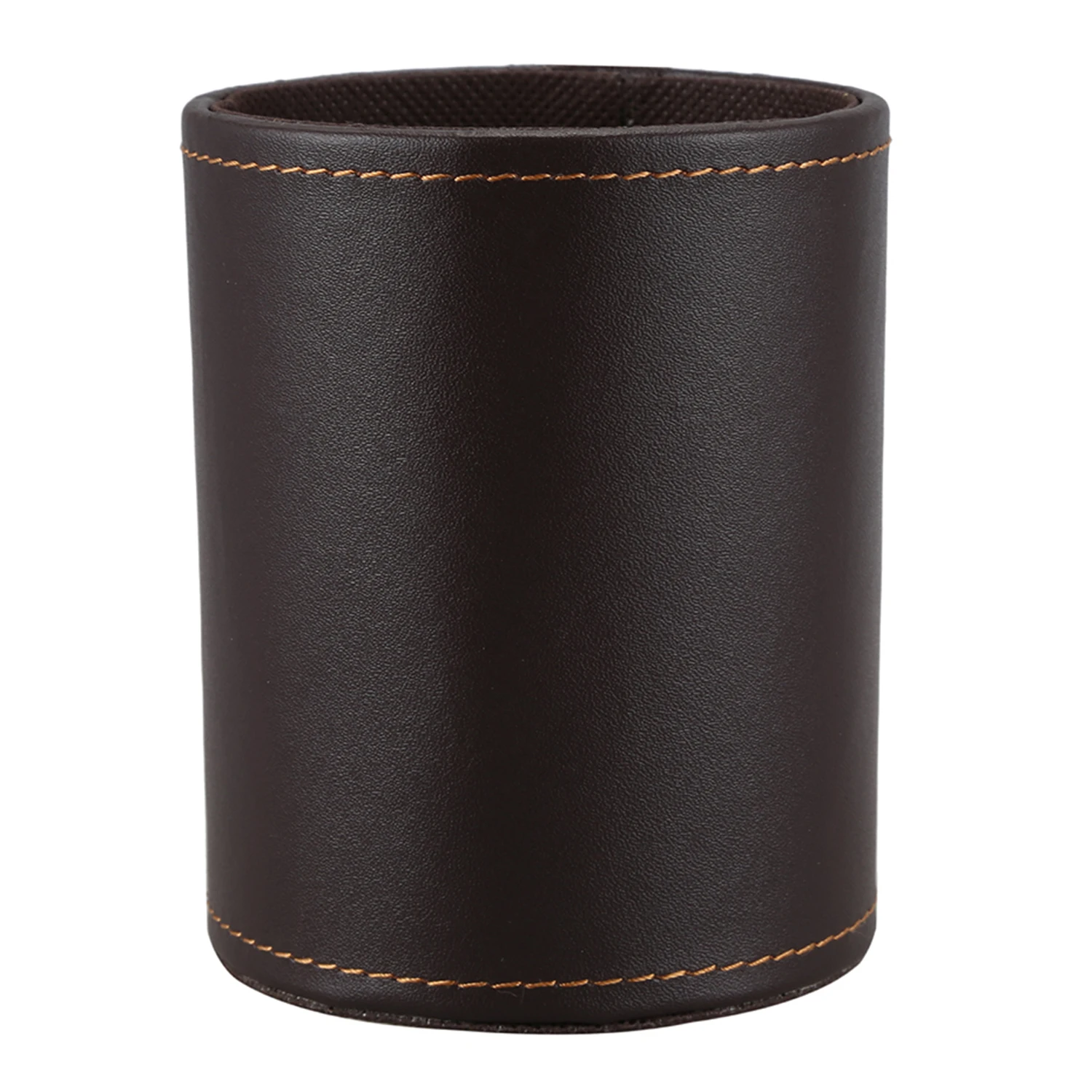 

Hot sale Faux Leather Pen Pot Pen/Pencil/Mobile Phone /Desk Supplies Organizer