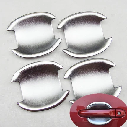 Chrome Car Door Handle Cup Bowl Cover For Nissan Cube 2009 - 2016