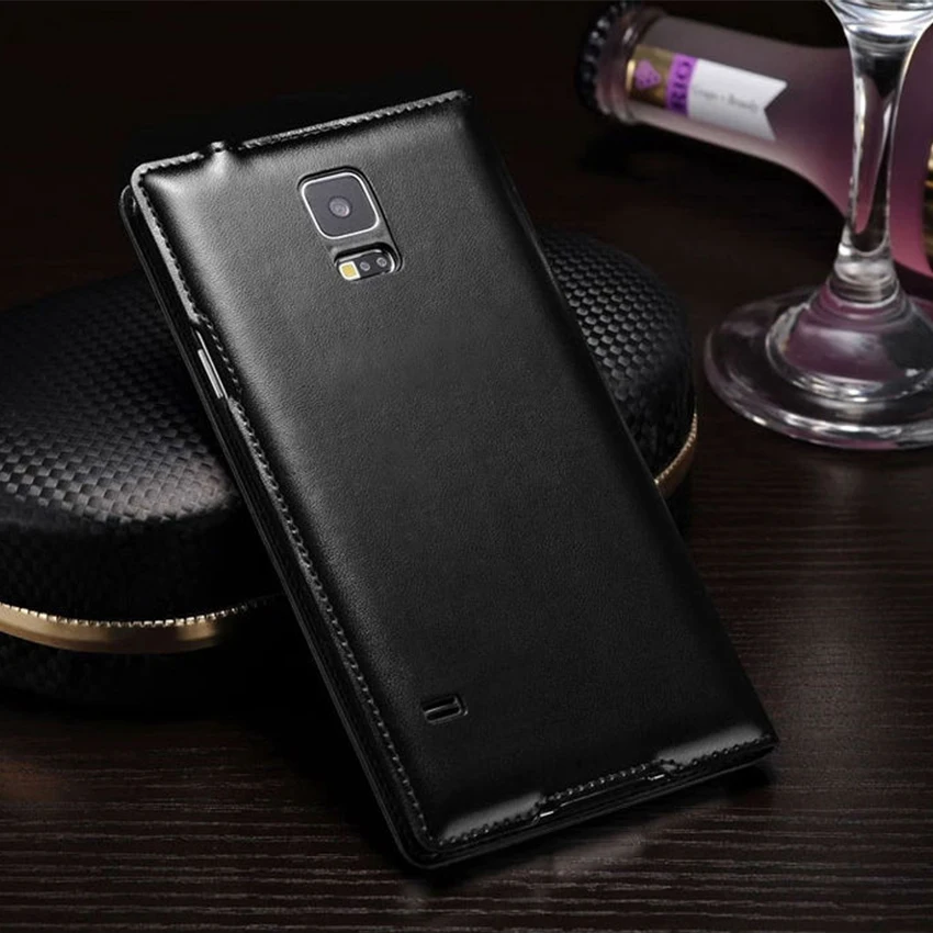 Кожаный чехол с откидной крышкой для телефона Samsung Galaxy S5 S 5 Galaxys5 Samsungs5 SV I9600 SM G900 G900F