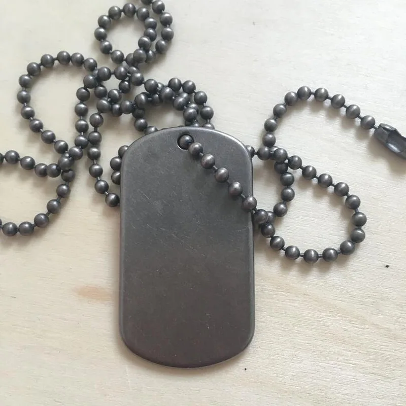 

Outdoor Titanium Material Customizable Dog Tag