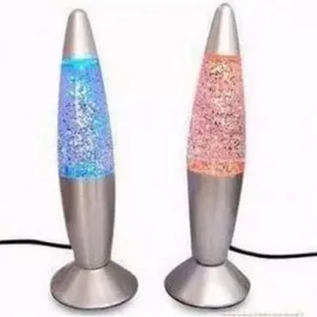 

FENGLAIYI Home Decoration 3D Rocket Multi-Color Change Lava Lamp RGB LED Flash Party mood Nightlight Children Gift Bedside Lamp